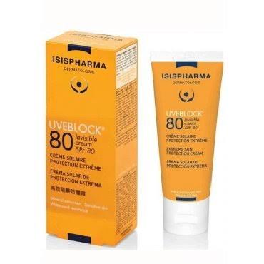 ISISPHARMA UVEBLOCK 80 INVISIBLE